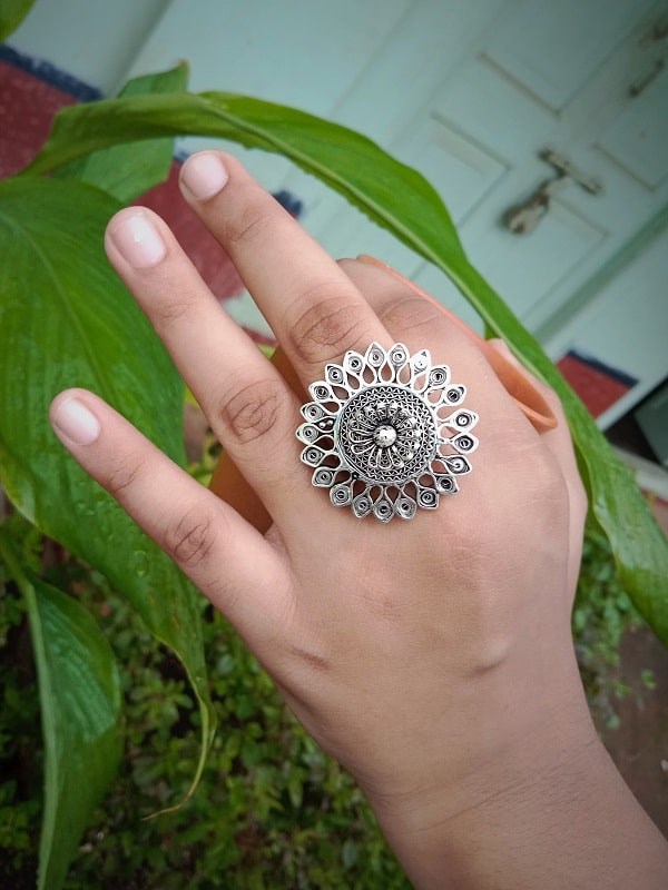 Custom Design Amethyst Gemstone Indian Jewelry 925 Sterling Silver Ring at  Rs 90/gram in Jaipur